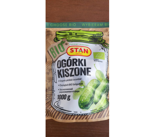 Ogórek kiszony Ekologiczny 